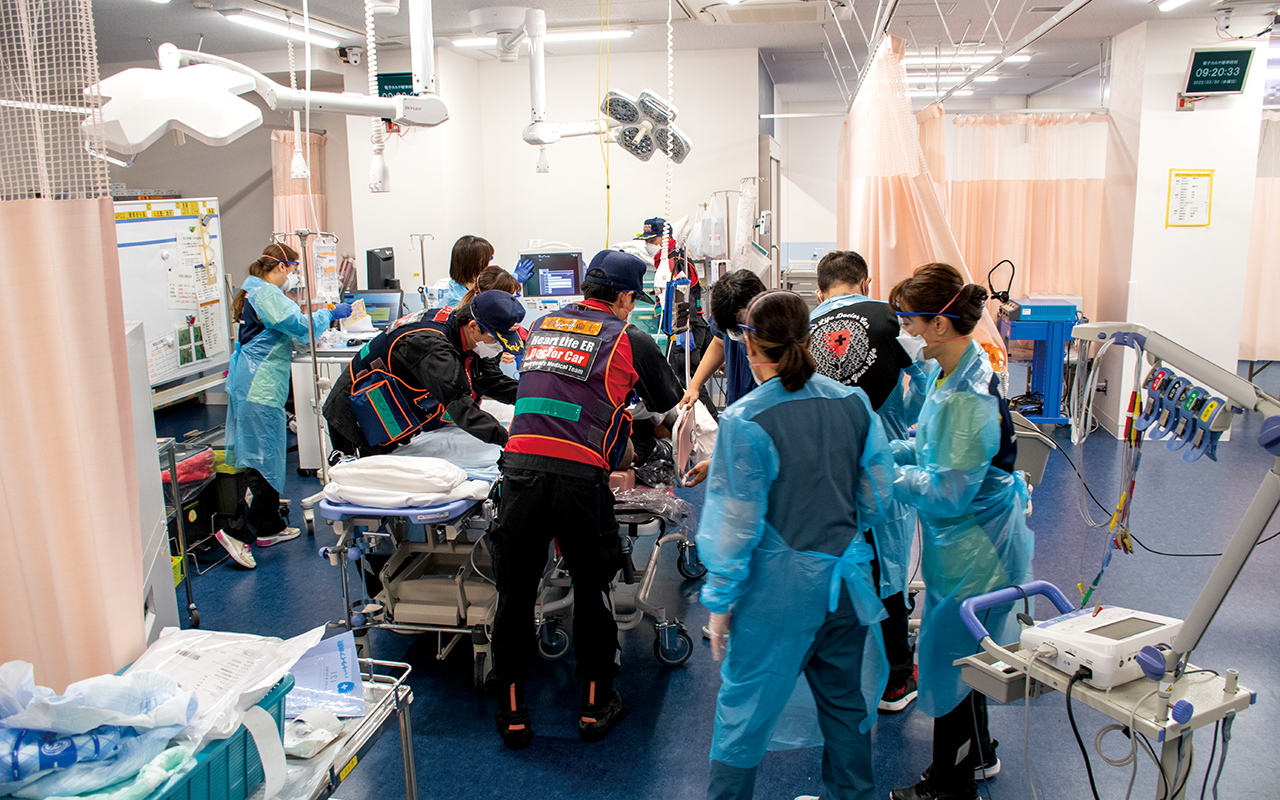 救急センター到着後