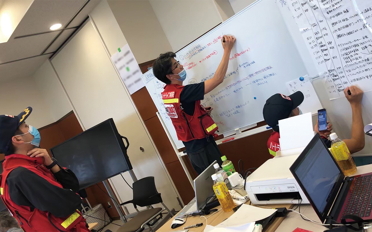 活動拠点本部で本部側のミッションを担当